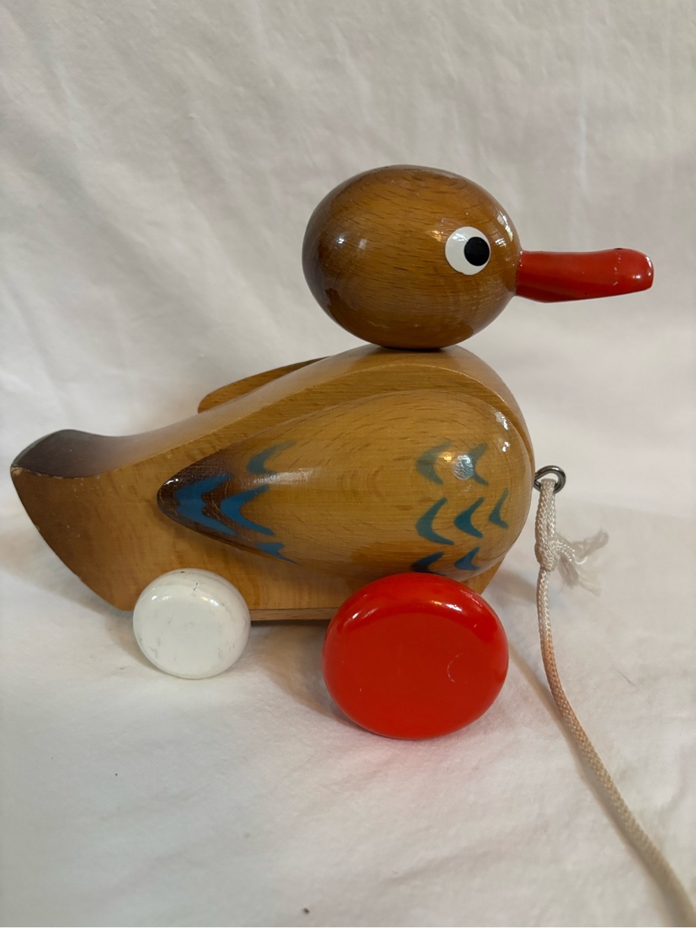 Decorative Wooden Pull Toy Duck